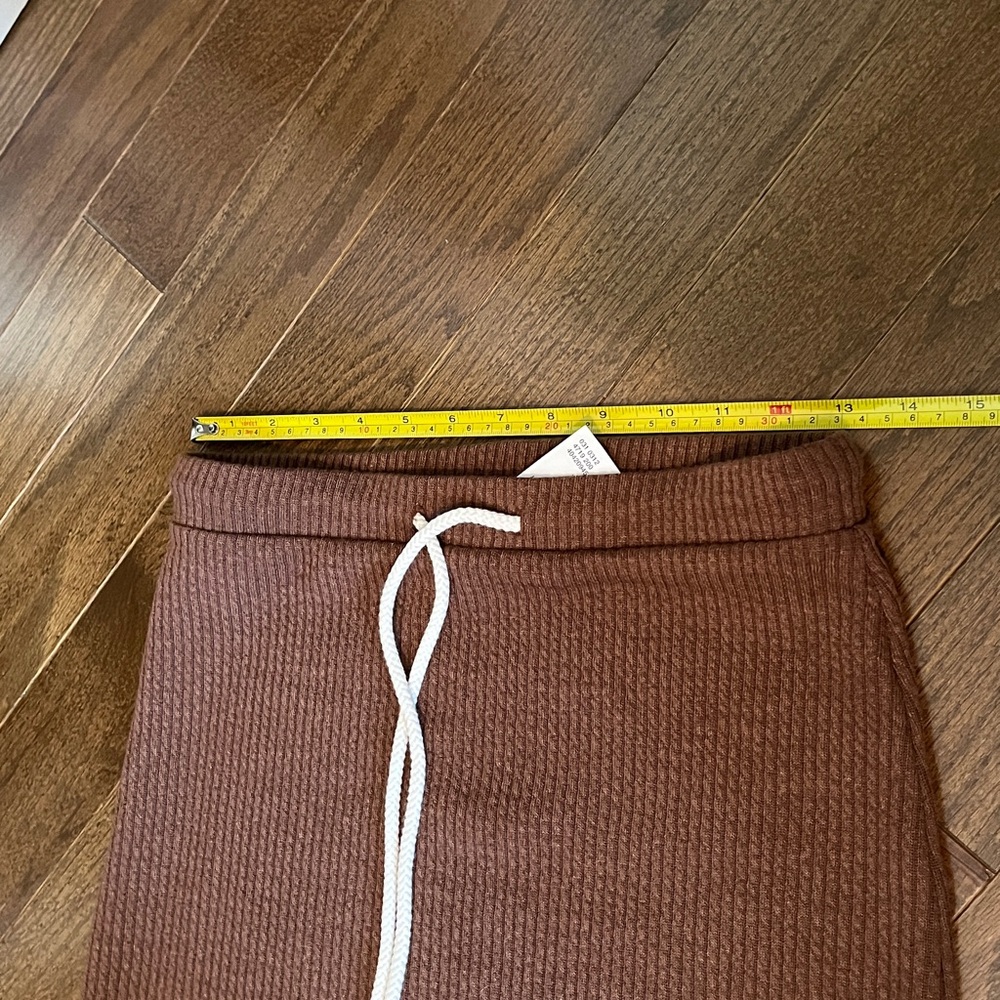 American Eagle Brown Ribbed Knit Skirt sz sm - Picture 5 of 9